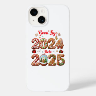 Goodbye 2024 Hello 2025 Happy New Year Design Case-Mate iPhone 14 Case