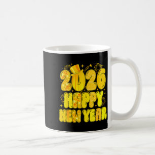 Goodbye 2025 Happy New Year 2026 Women Girl Kids Coffee Mug