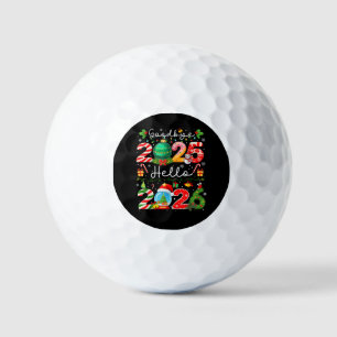 Goodbye 2025 Hello 2026 Happy New Year Christmas P Golf Balls