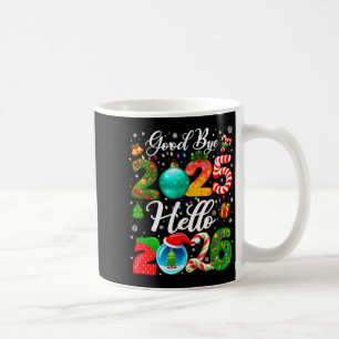 Goodbye 2025 Hello 2026 Happy New Year Pajamas Fam Coffee Mug
