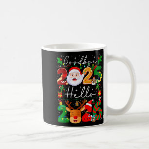Goodbye 2025 Hello 2026 Happy New Year's Eve Chris Coffee Mug
