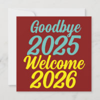 Goodbye 2025 Welcome 2026