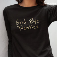 Goodbye 20s Feminine Minimalist Modern Typography
