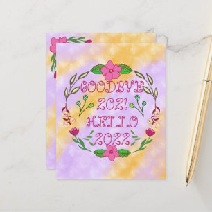 GOODBYE 20XX HELLO 20XX_ NEW YEAR STATIONERY PAPER