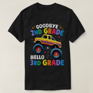 Goodbye 2nd Grade Graduation Monster Truck T-Shirt
