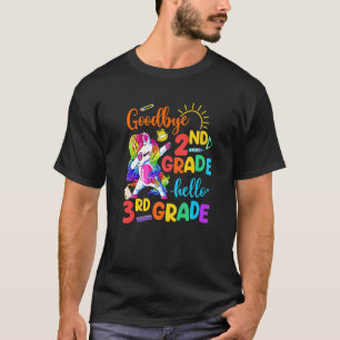 Goodbye 2nd Grade Hello 3rd Grade Unicorn Girls 20 T-Shirt