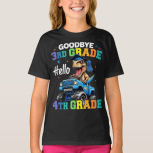 Goodbye 3rd Grade T Rex Monster Truck Graduation  T-Shirt