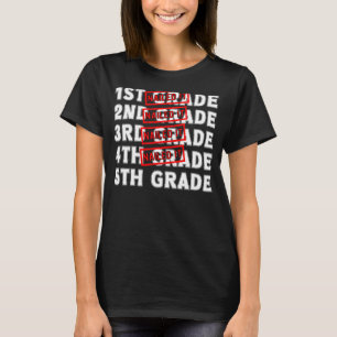 Goodbye 4th Grade Graduation Hello 5th Grade Last T-Shirt