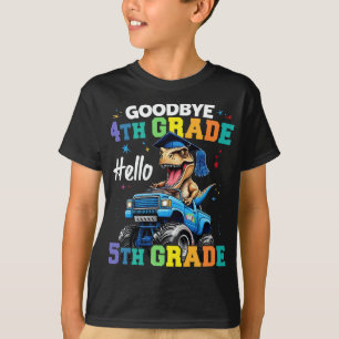Goodbye 4th Grade T Rex Monster Truck Graduation  T-Shirt