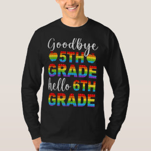 Goodbye 5th Grade Hello 6th Grade Pop It Graduatio T-Shirt