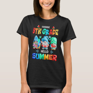 Goodbye 5th Grade Hello Summer Last Day Of School T-Shirt