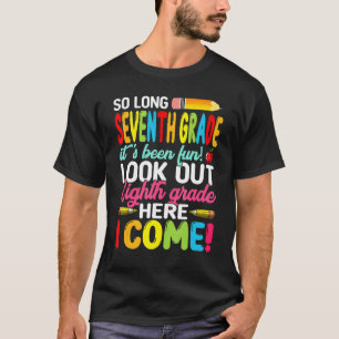 Goodbye 7th Grade Welcome Back To School Eighth Gr T-Shirt
