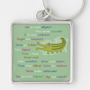 Goodbye and Good luck from Group, Alligator Key Ring