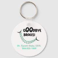 Goodbye Braces Green Orthodontist Patient Gift Cus