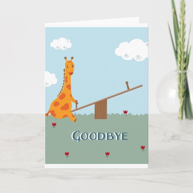 Goodbye Card (Front)