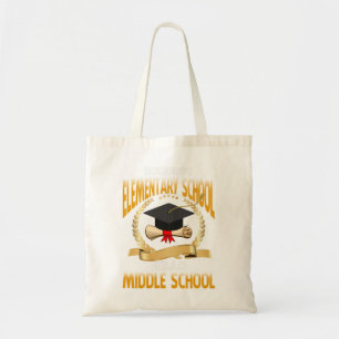 Goodbye Elementary School Hello Middle School Tote Bag