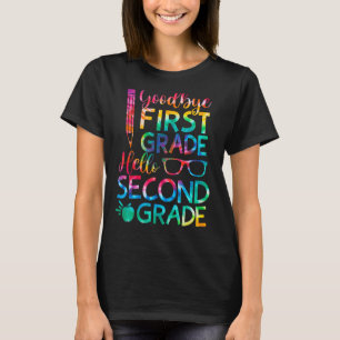 Goodbye First Grade Hello Second Grade Graduation  T-Shirt