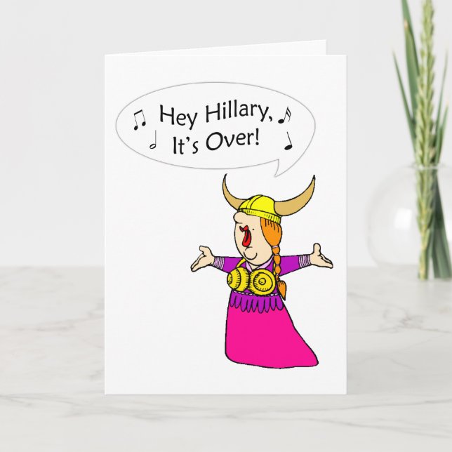 Goodbye Hillary Card (Front)