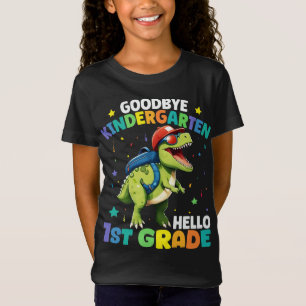 Goodbye Kindergarten Graduation Dinosaur Trex T-Shirt