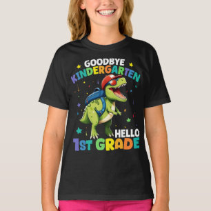 Goodbye Kindergarten Graduation Dinosaur Trex T-Shirt