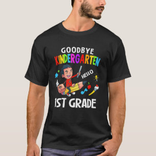 Goodbye Kindergarten Hello 1st Grade Unicorn Girls T-Shirt