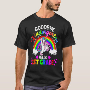 Goodbye Kindergarten Hello First Grade Graduation T-Shirt