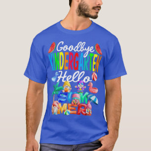 Goodbye Kindergarten Hello Summer Gnomes Beach Pre T-Shirt