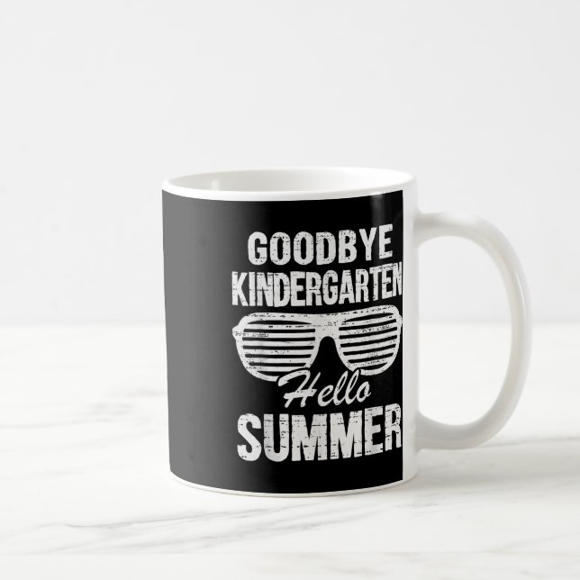 Goodbye Kindergarten Hello Summer Graduate Last Da Coffee Mug (Right)
