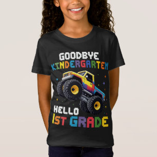 Goodbye Kindergarten Monster Truck Graduation T-Shirt