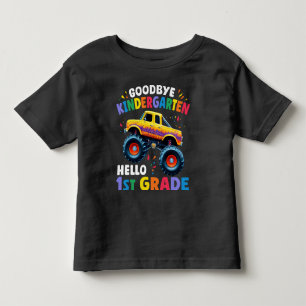 Goodbye Kindergarten Monster Truck Graduation Toddler T-Shirt