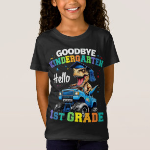 Goodbye Kindergarten Monster Truck Trex Graduation T-Shirt