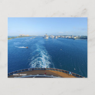 Goodbye Nassau, Hello Open Seas Postcard