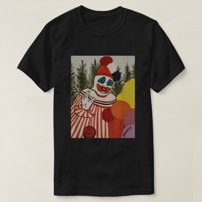 Goodbye Pogo the Clown by Gacy  T-Shirt (Design Front)