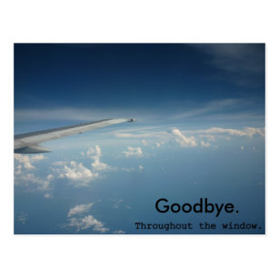 Goodbye Postcards | Zazzle UK