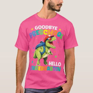 Goodbye Preschool Hello Kindergarten T Rex Graduat T-Shirt