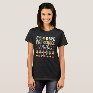Goodbye Preschool Hello Summer Pre-K Graduation T-Shirt
