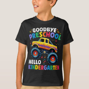 Goodbye Preschool Monster Truck Graduation T-Shirt