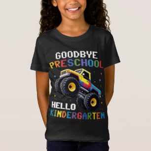 Goodbye Preschool Monster Truck T rex Graduation T-Shirt