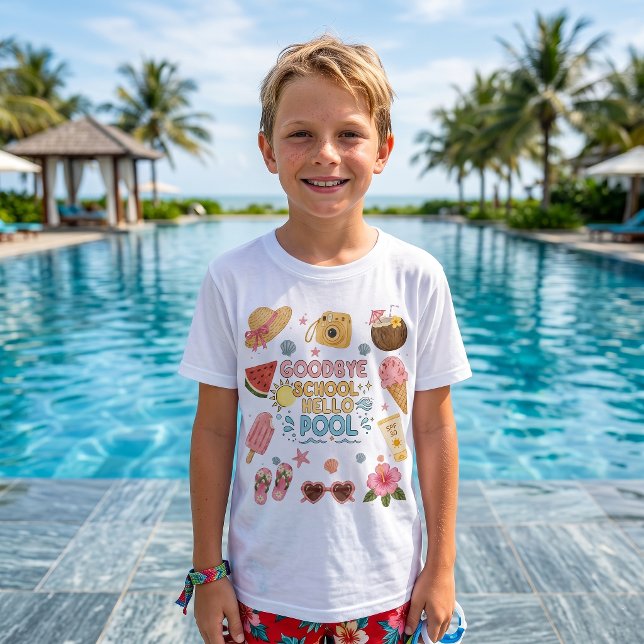 Goodbye School Hello Pool T-Shirt (Creator Uploaded)