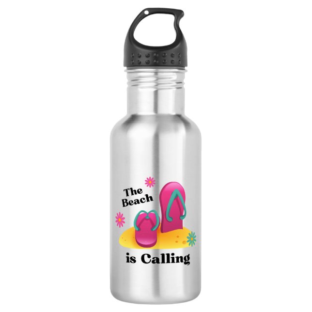  Goodbye School Hello Summer Beach Holiday    532 Ml Water Bottle (Front)