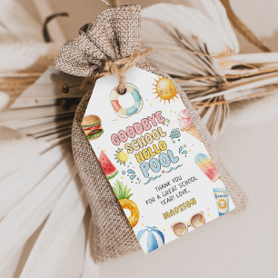 Goodbye School, Hello Summer, End of School Gift Tags