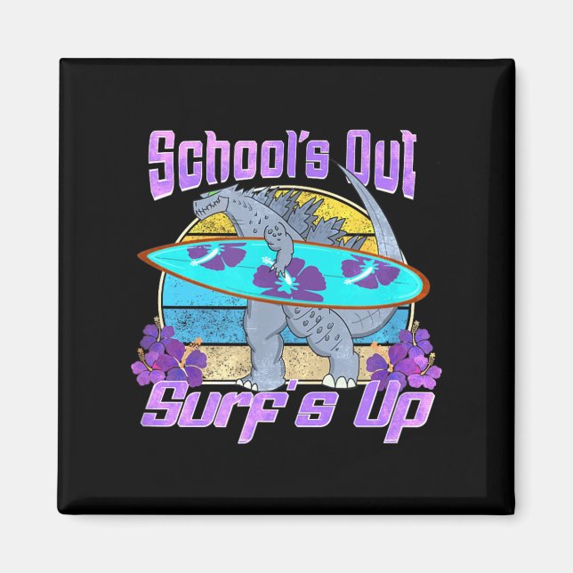 Goodbye School Hello Summer Last Day Of School Magnet (Front)