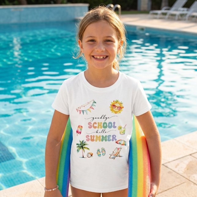 Goodbye School Hello Summer Party T-Shirt  (Creator Uploaded)