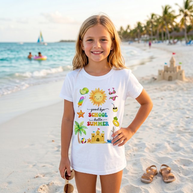 Goodbye School Hello Summer Party T-Shirt  (Creator Uploaded)