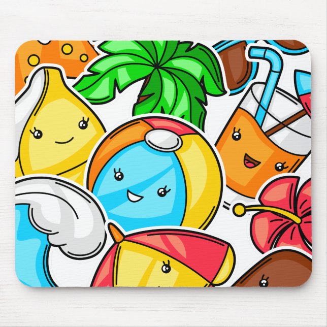  Goodbye School Hello Summer Time And Fun   Mouse Mat (Front)