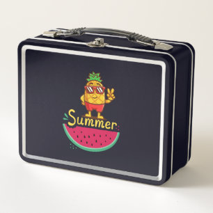 Goodbye School Hello Summer Time Metal Lunch Box