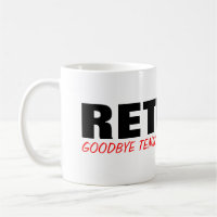 Goodbye tension Hello pension! Cute retirement mug
