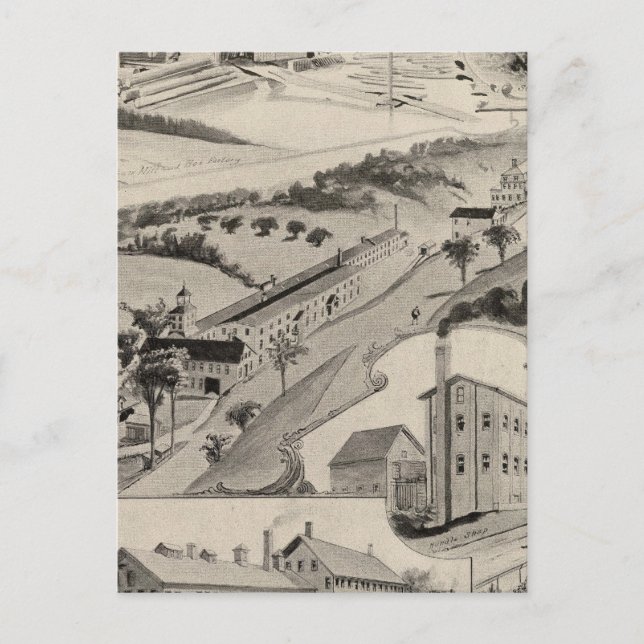 Goodell Co's Works, Antrim, NH Postcard (Front)