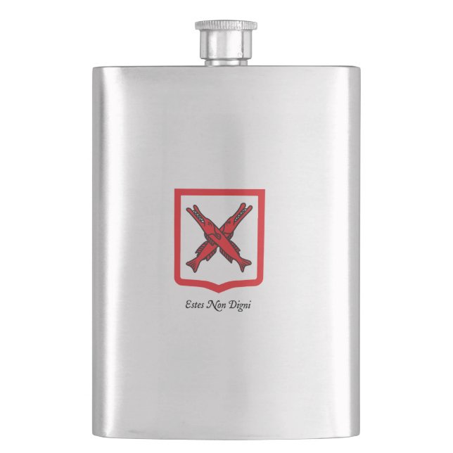 Goode's Company Steel Flask (Front)