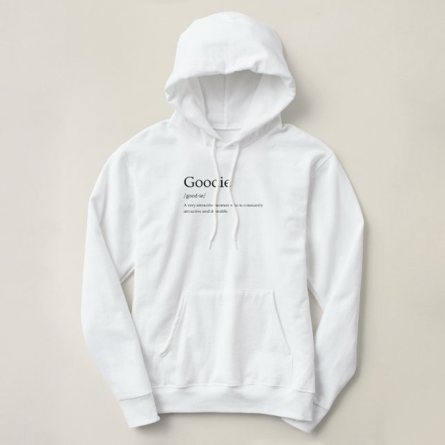 Goodie Dictionary Definition Hoodie (Design Front)